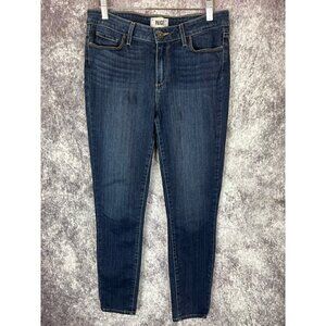 PAIGE Jeans Womens 30 Verdugo Dark Blue CROP Ankle Skinny Mid Rise Modern City
